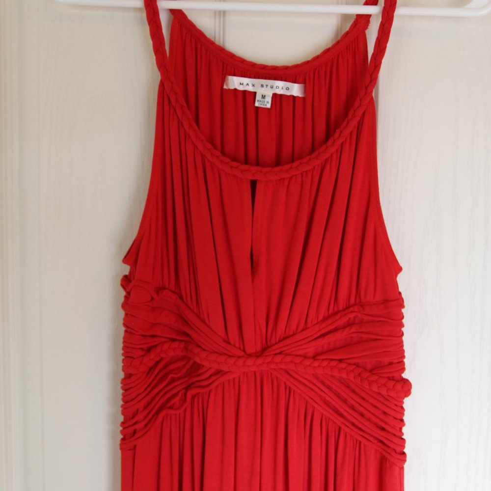 Red Max Studio Maxi Dress